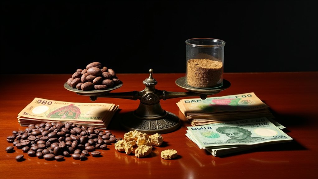 net exports currency flows