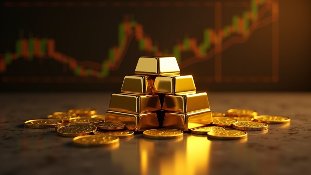 gold rises as inflation stalls