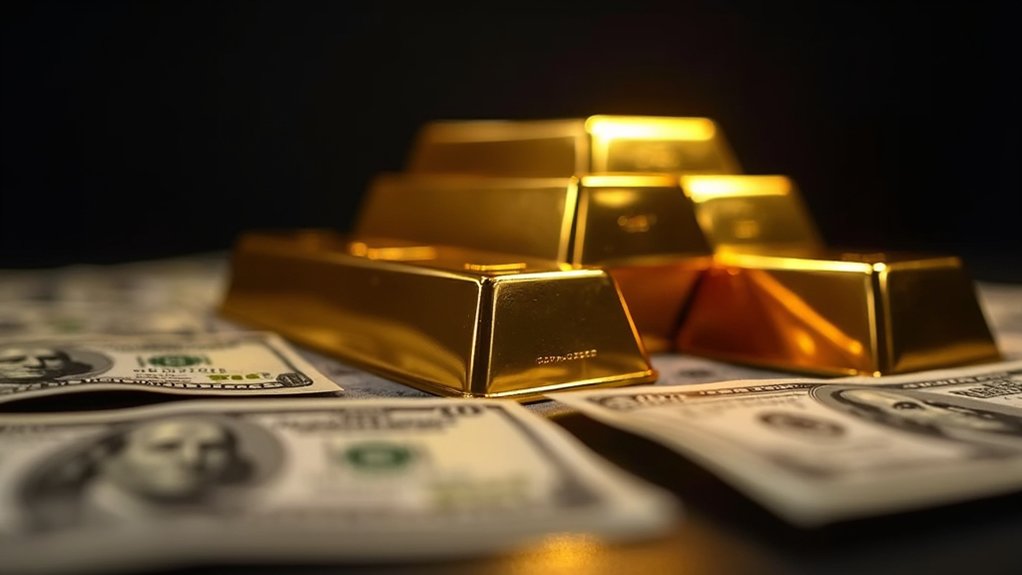 gold surges past 4 200