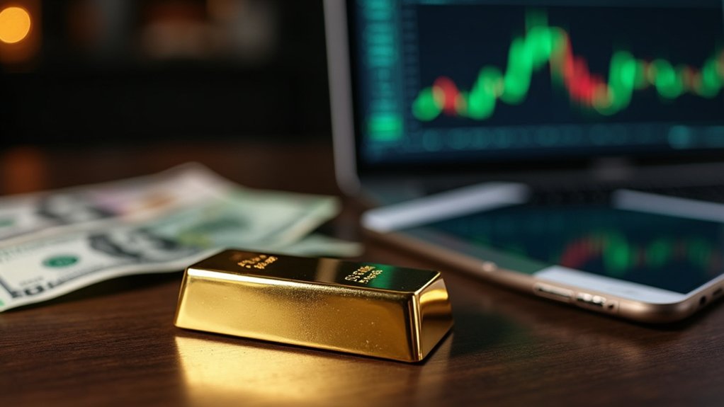gold keeps rising despite panic