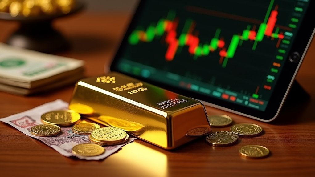 gold peaks despite etf outflows
