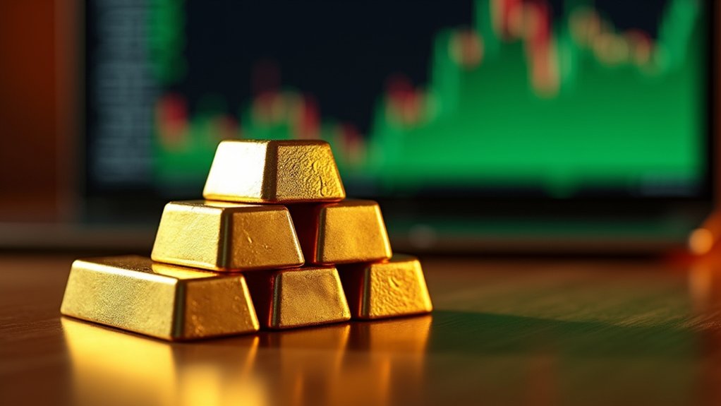 gold rises after peace report