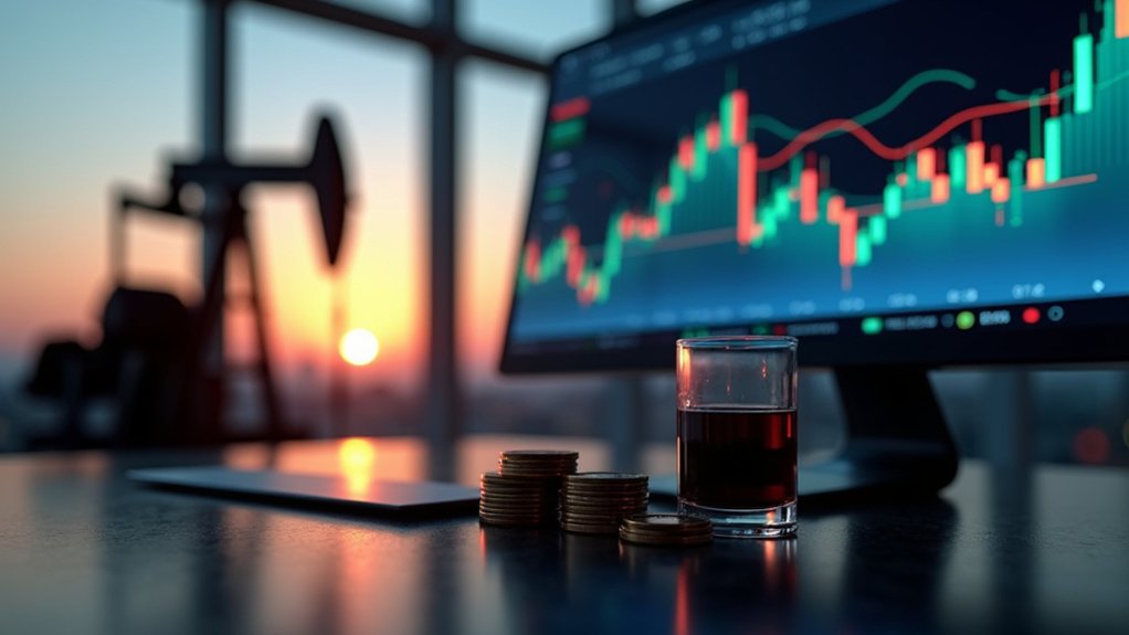 oil props up loonie