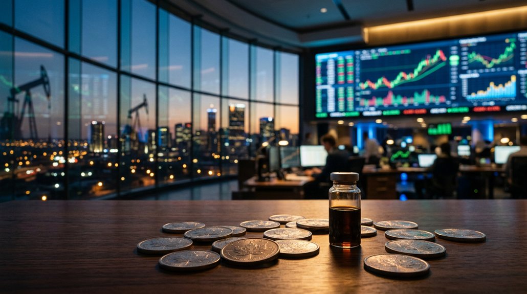 oil surge boosts loonie